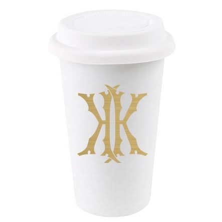 1-Letter Monogrammed Paper To-Go Cups