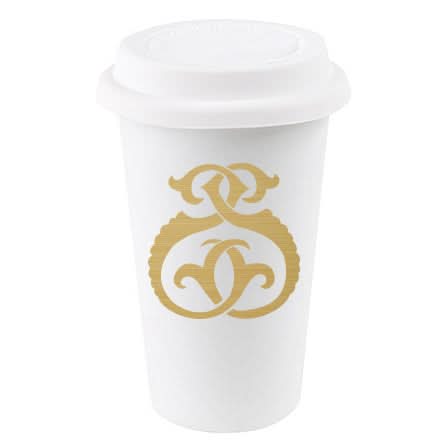 1-Letter Monogrammed Paper To-Go Cups