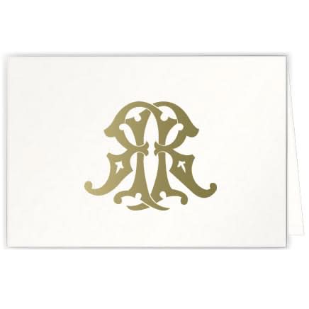 1-Letter Monogrammed Notecards