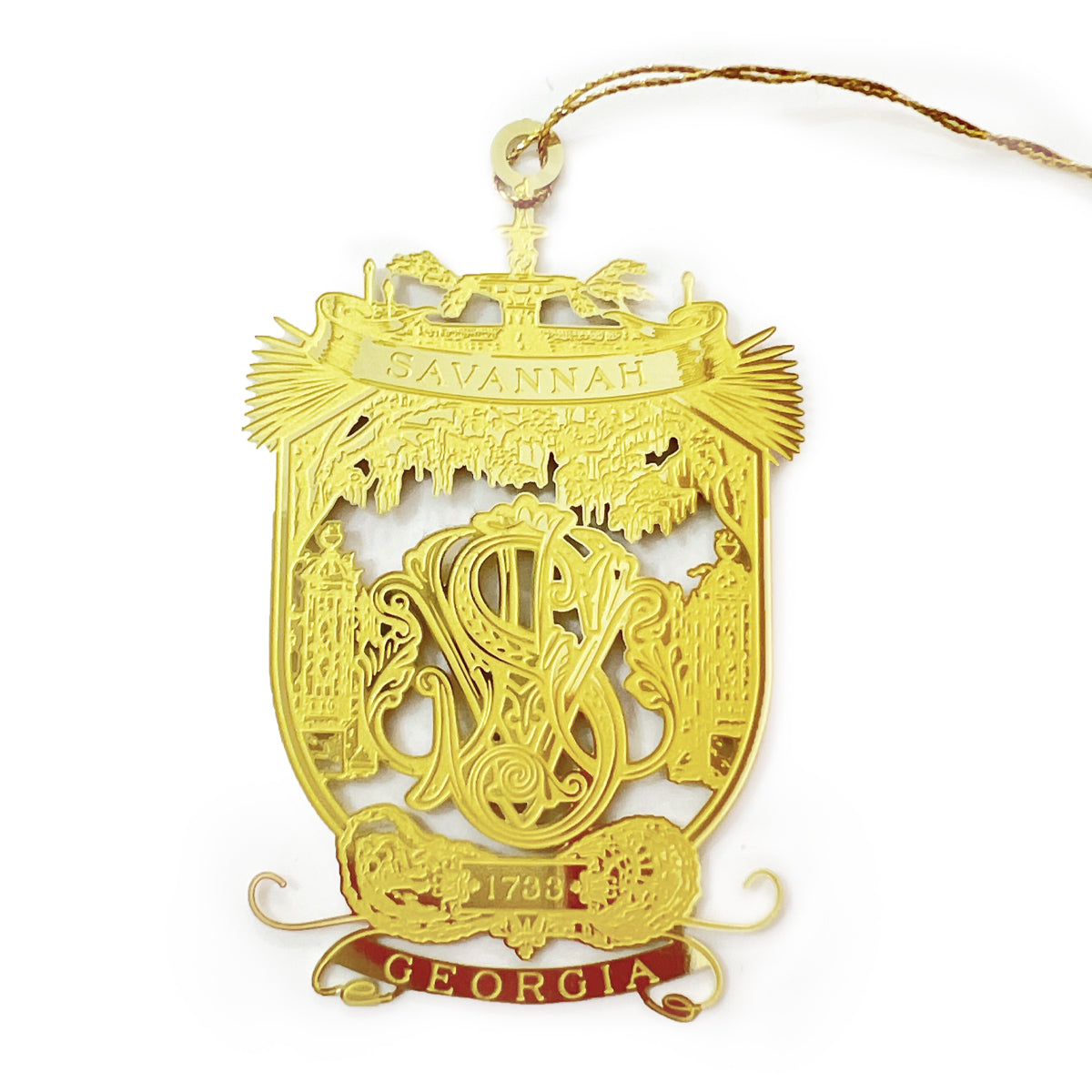 Savannah Crest Ornament