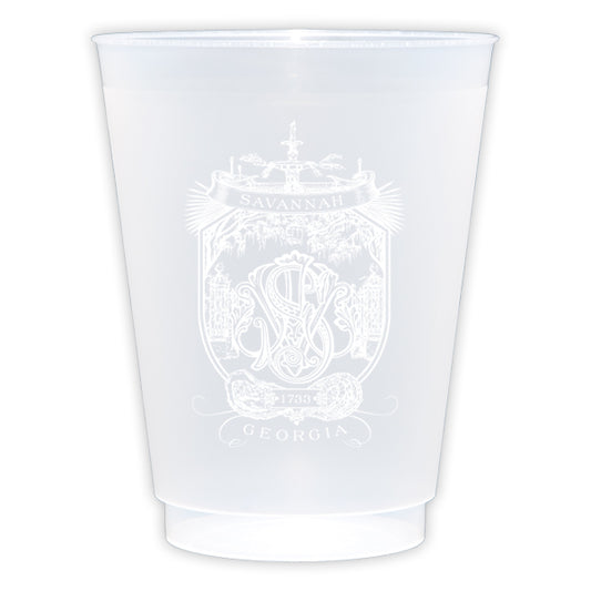 Savannah Crest Frosted Cup Set