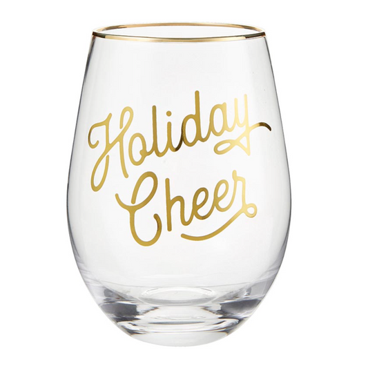 Wine Glass - Holiday Cheer