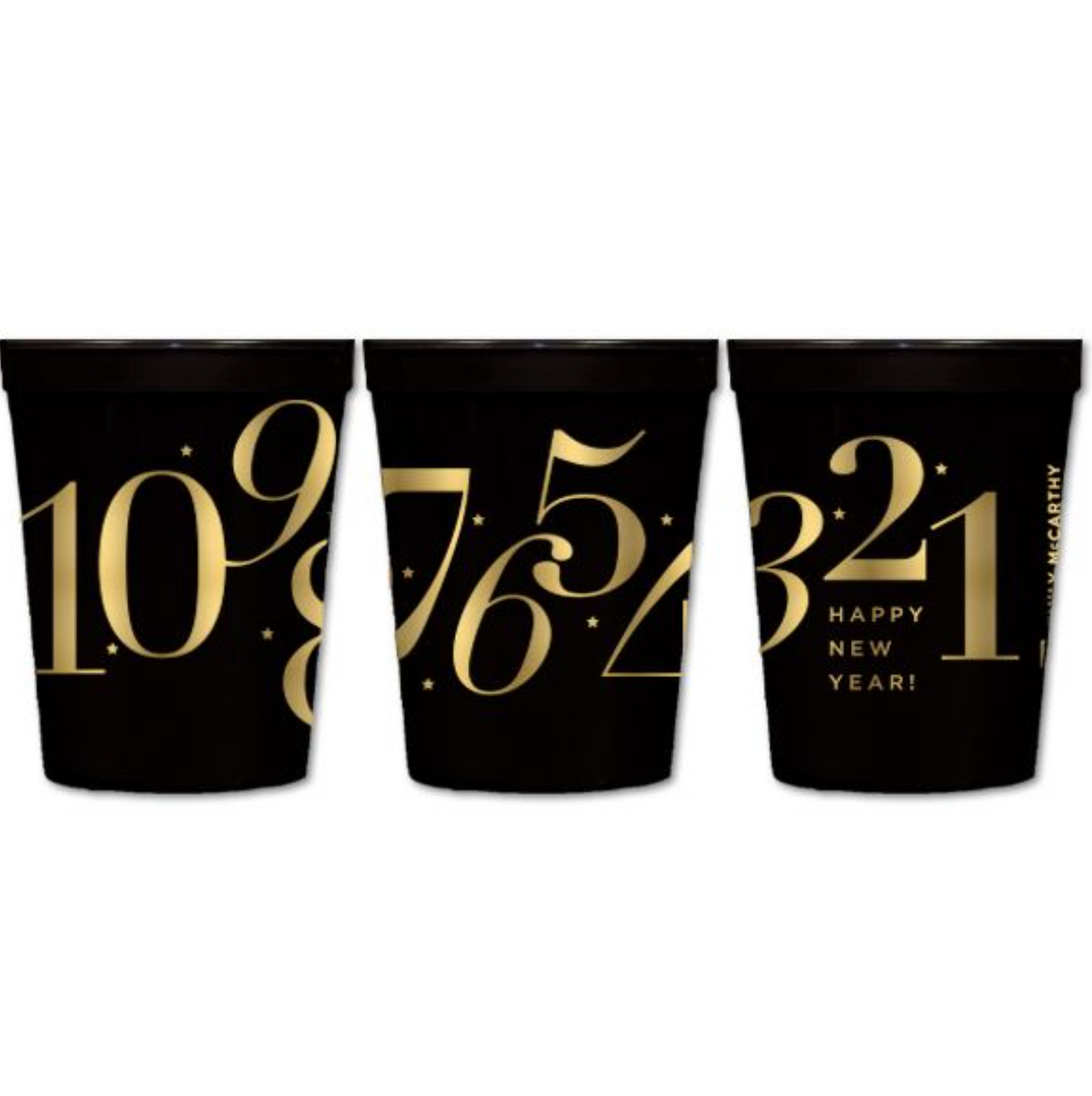 New Year's Eve Countdown Stadium Cups