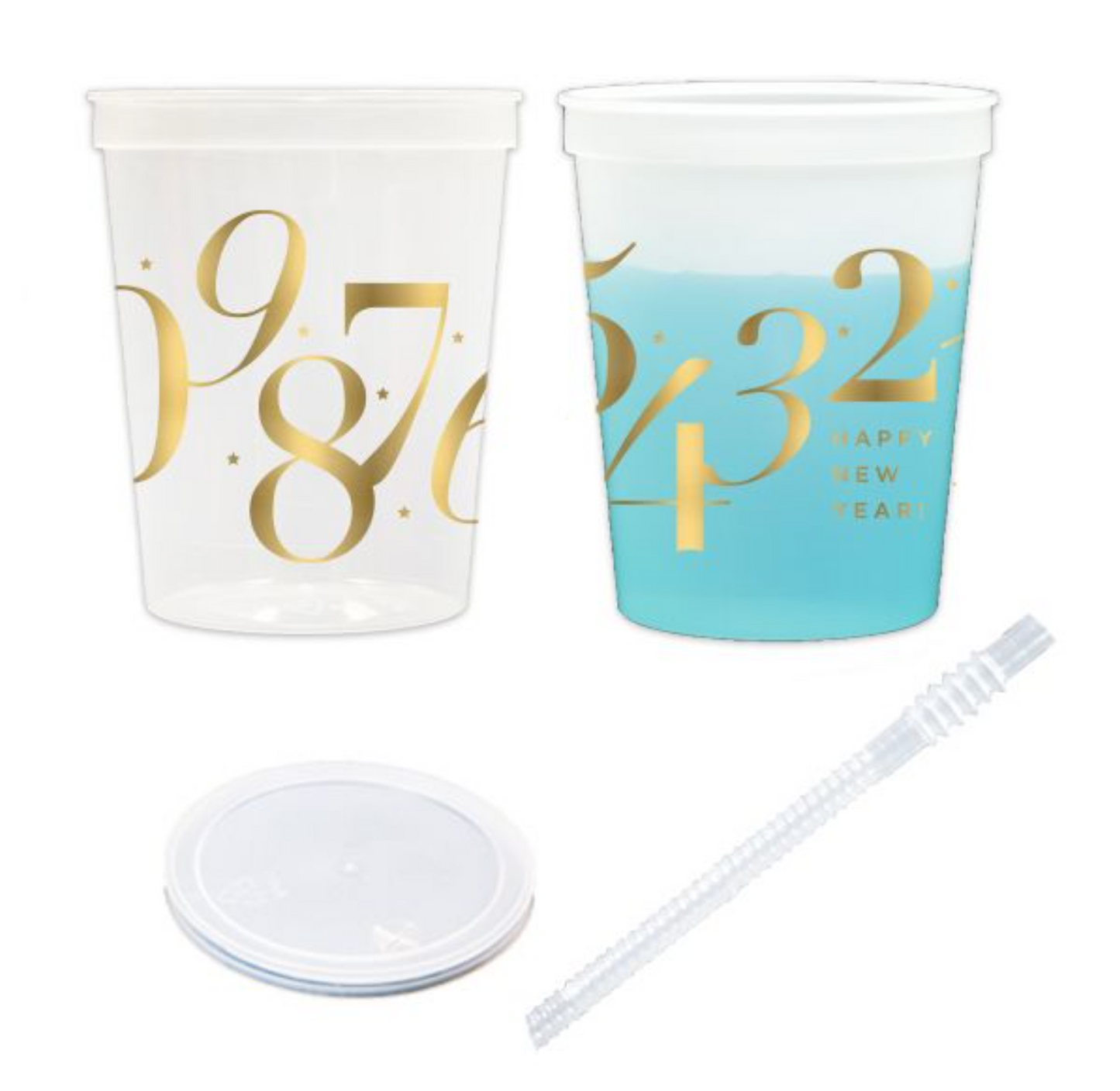 New Year's Eve Countdown Kid's Cups