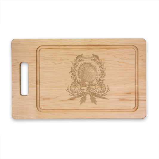 Thanksgiving Crest Carving Board