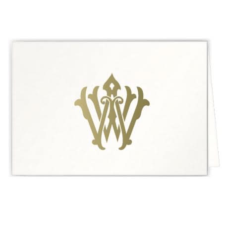 1-Letter Monogrammed Notecards