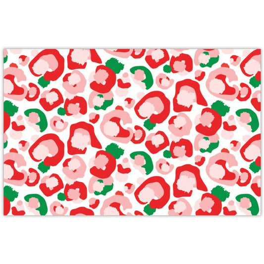 Paper Placemats - Peppermint Spot Cheetah