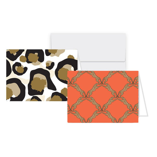Stationery Notes - Classic Spot + Chasing Cheetah