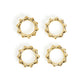 Golden Bamboo Napkin Rings