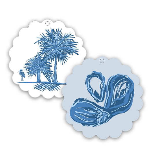 Scalloped Gift Tags - Low Country