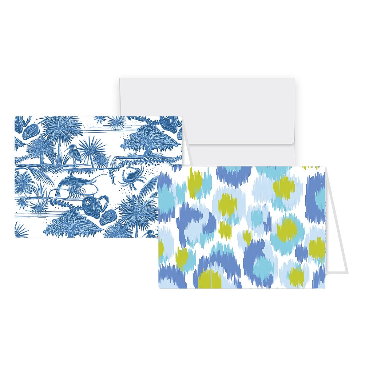Stationery Notes - Low Country + Blue Cheetah